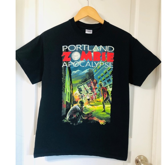 Gildan Other - PORTLAND ZOMBIE APOCALYPSE TEE